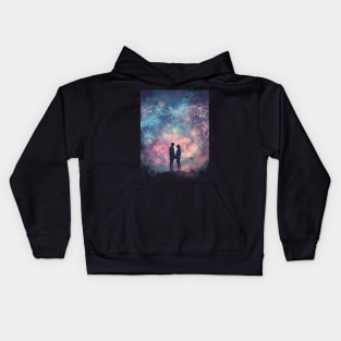 Discover True Romance: Art, Creativity and Connections for Valentine's Day and Lovers' Day Kids Hoodie